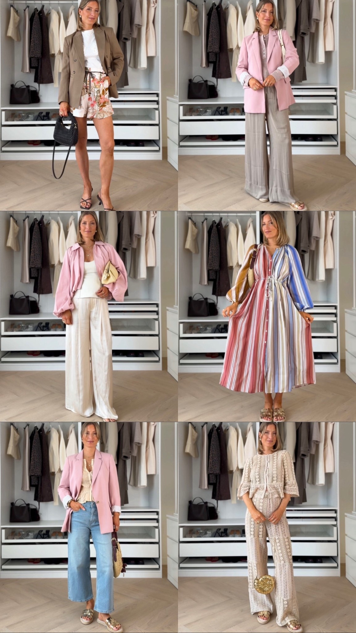 Soft neutrals, flowy fabrics and a touch of blush pink… the kind of outfits that make getting dressed feel effortless 🤍✨

Size up on the pink zara jacket! I’m wearing size M!

Like this post to save it to your favourite folder and come back later to shop.

Keywords: spring outfits, neutral outfits, blush blazer outfit, wide leg trousers outfit, linen trousers women, spring blazer outfit, casual chic outfits, feminine spring style, elegant everyday outfits, spring capsule wardrobe, neutral capsule wardrobe, striped midi dress outfit, pink blazer styling, relaxed tailoring outfit, summer linen outfit, chic daytime outfits, effortless spring fashion, classy casual outfits, minimal chic wardrobe, soft feminine style ✨

#LTKWorkwear #LTKSeasonal