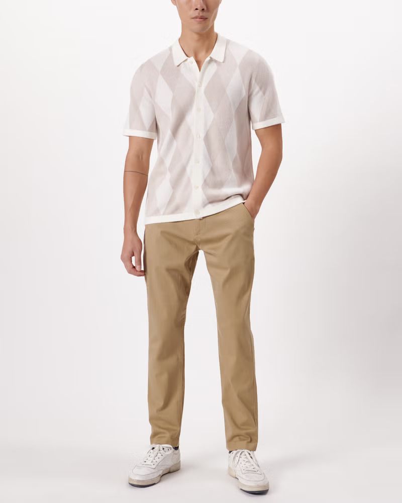 Men's Athletic Skinny Modern Chino | Men's Bottoms | Abercrombie.com | Abercrombie & Fitch (US)