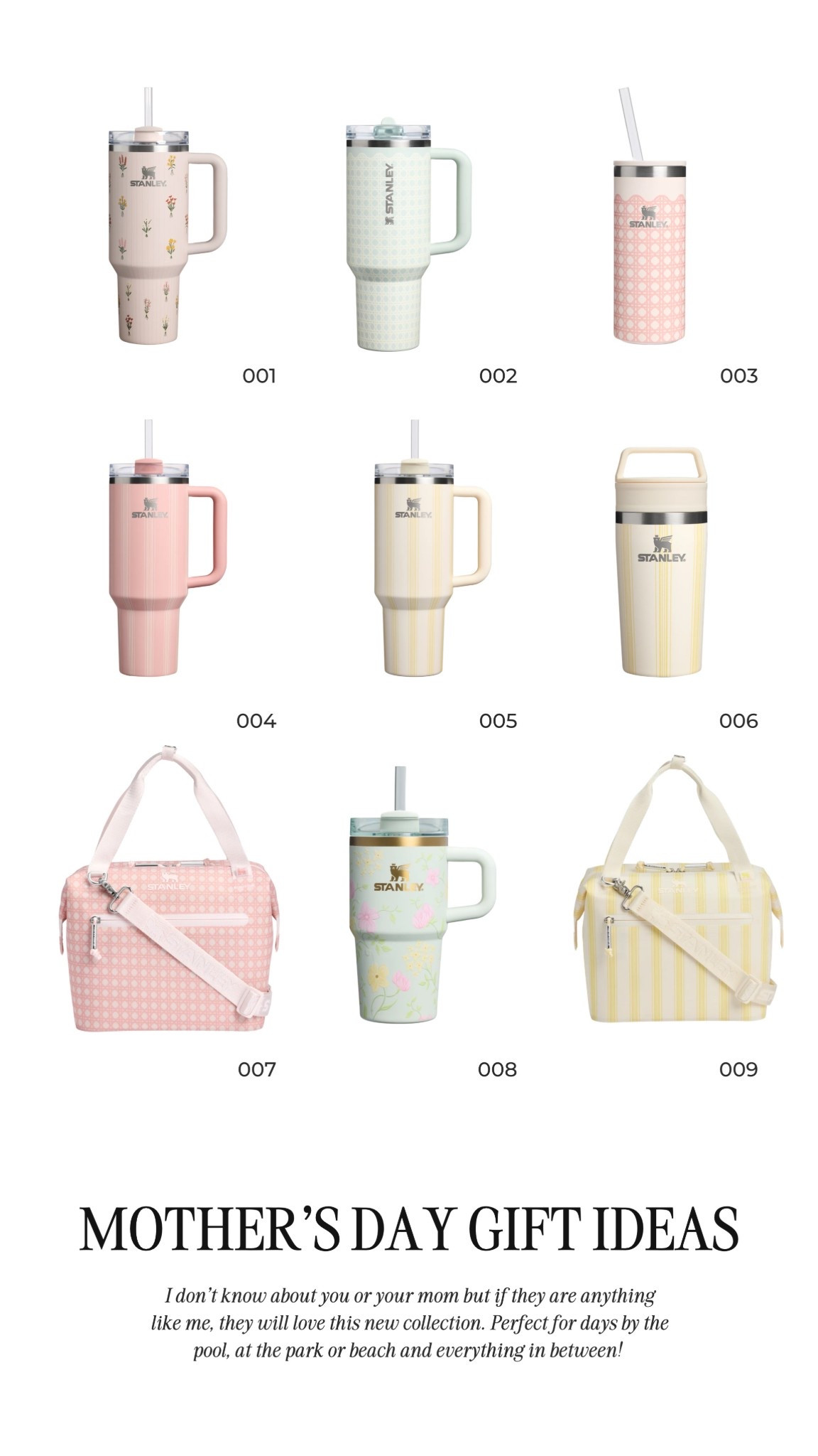 This new Stanley collection is perfect for Mother’s Day! The coolers are so great for on the go beach days, lake days, baseball games and everything in between! 

#LTKMothersDay
