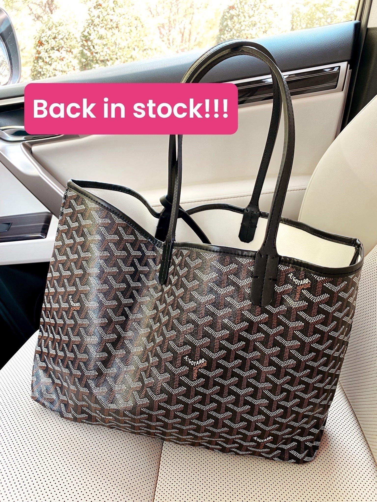 Goyard look for less BACK IN STOCK! This is the medium size!

Amazon, Designer bags, Amazon fashion, tote bag, Goyard 

#LTKmomlife #LTKFindsUnder100 #LTKTravel