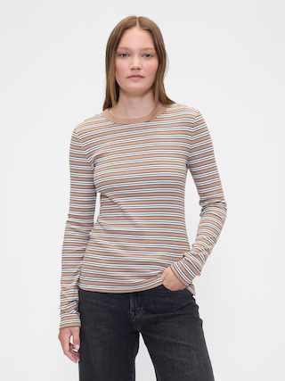 Essential Ribbed Crewneck T-Shirt | Gap Factory