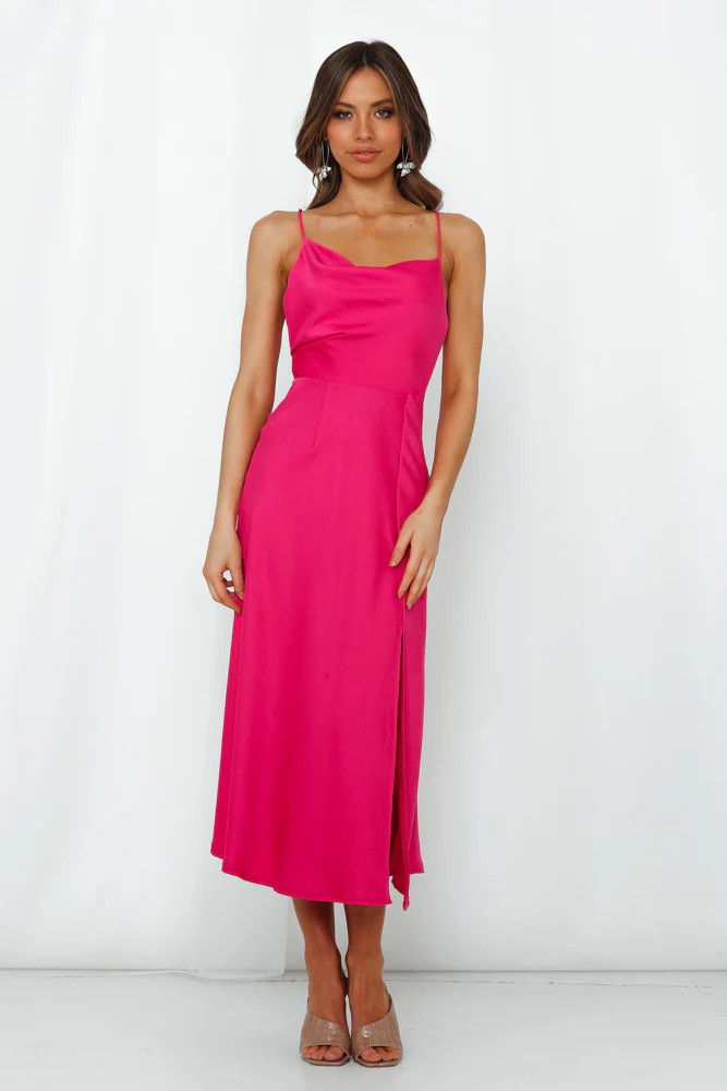 Family Secret Maxi Dress Hot Pink | Hello Molly (AU)