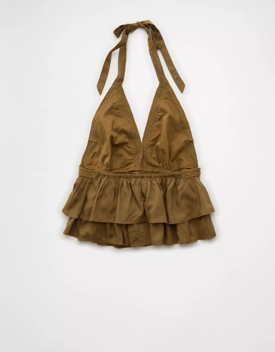 AE Lace Halter Tank Top | American Eagle Outfitters (US & CA)