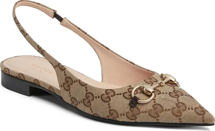 Erin Pointed Toe Slingback Flat (Women) | Nordstrom