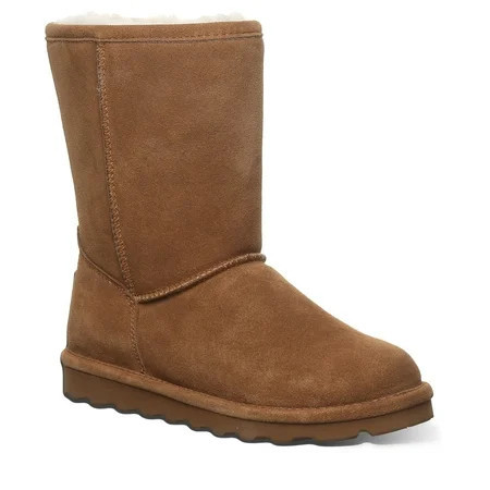 BEARPAW Women s Elle Short Hickory Size 11 | Women s Boot Classic Suede | Women s Slip On Boot | Comfortable Winter Boot Women s Hickory II Elle Short Tall Boot Boots | Walmart (US)