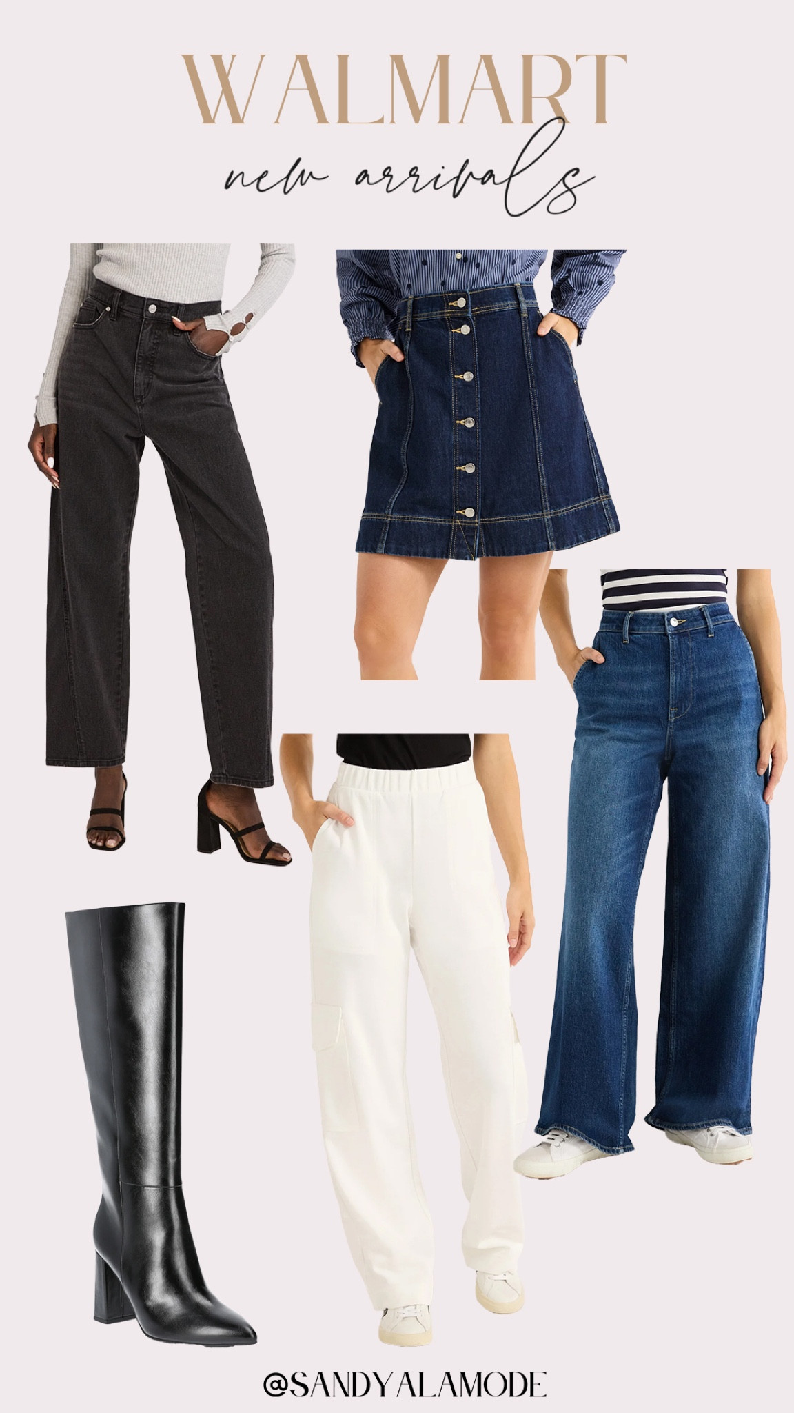 Walmart new arrivals | Walmart fashion | Walmart denim | Walmart black boots | Walmart Denim mini skirt 

#LTKFindsUnder100 #LTKStyleTip #LTKSeasonal