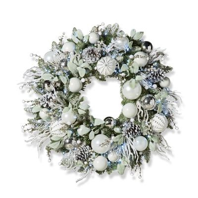 Frosted Nights Outdoor Wreath | Frontgate