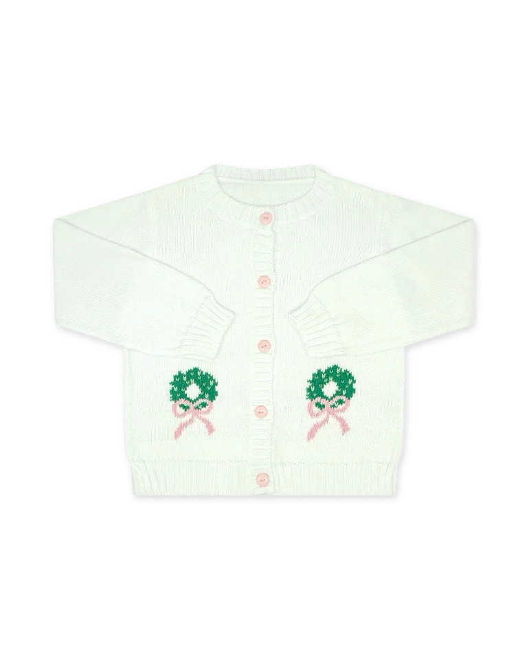 Burrow Button Down - Sterling White, Wreath (FL26) | Lullaby Set