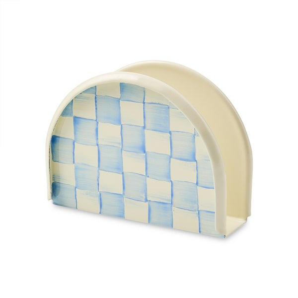 MacKenzie-Childs Sky Check Napkin Holder | MacKenzie-Childs