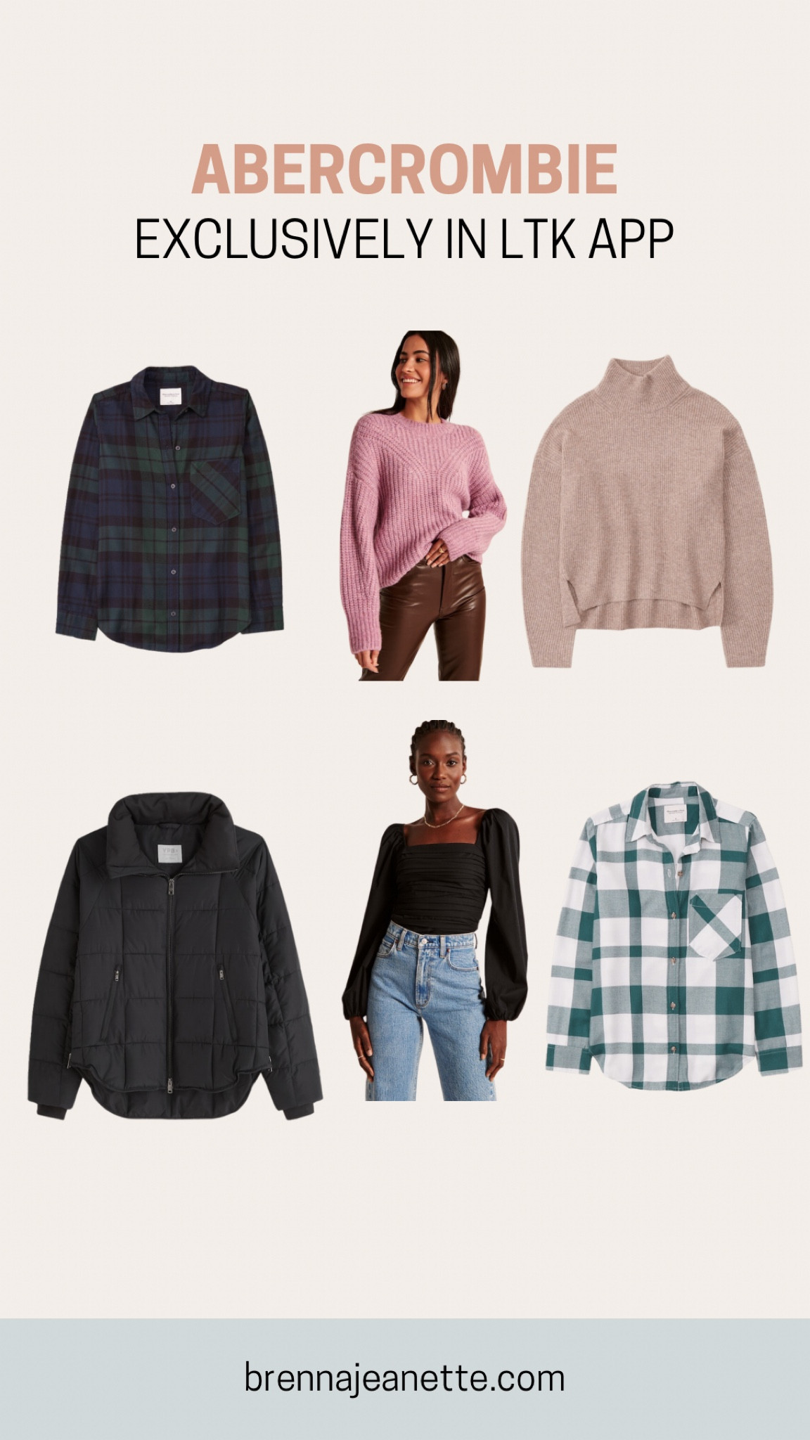 Abercrombie Sale! 25% off

Long Sleeve Ruched Bodice Puffy Sleeves, Green Relaxed Flannel Shirt, brown Turtleneck Sweater, Pink Fluffy Crew Sweater, Black Puffer Jacket, 

#LTKsalealert #LTKxAF #LTKunder50