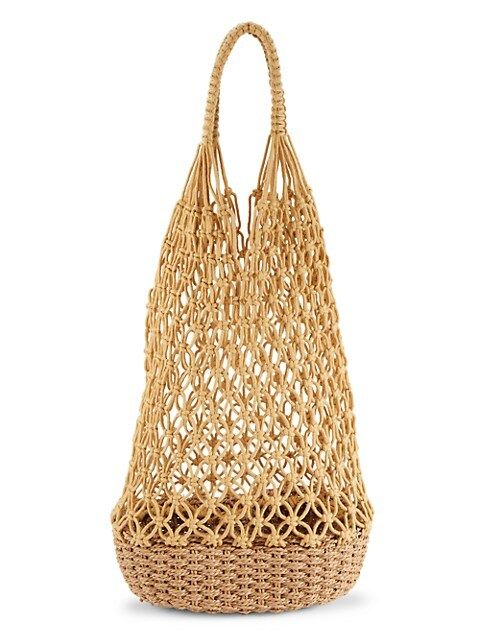 Macrame Basket Bag | Saks Fifth Avenue OFF 5TH