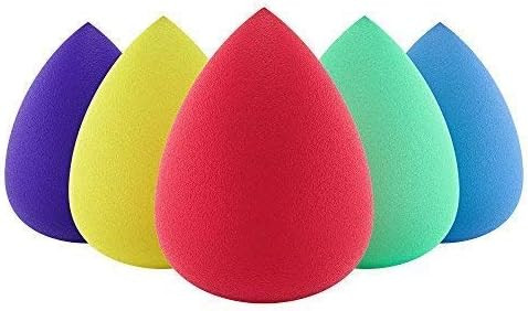 Premium Beauty Sponge Makeup Blender (Set of 5) for Powder, Concealer and Foundation Applicator -... | Amazon (US)