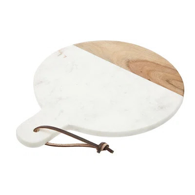 Round Marble & Wood Paddle Board | Wayfair North America