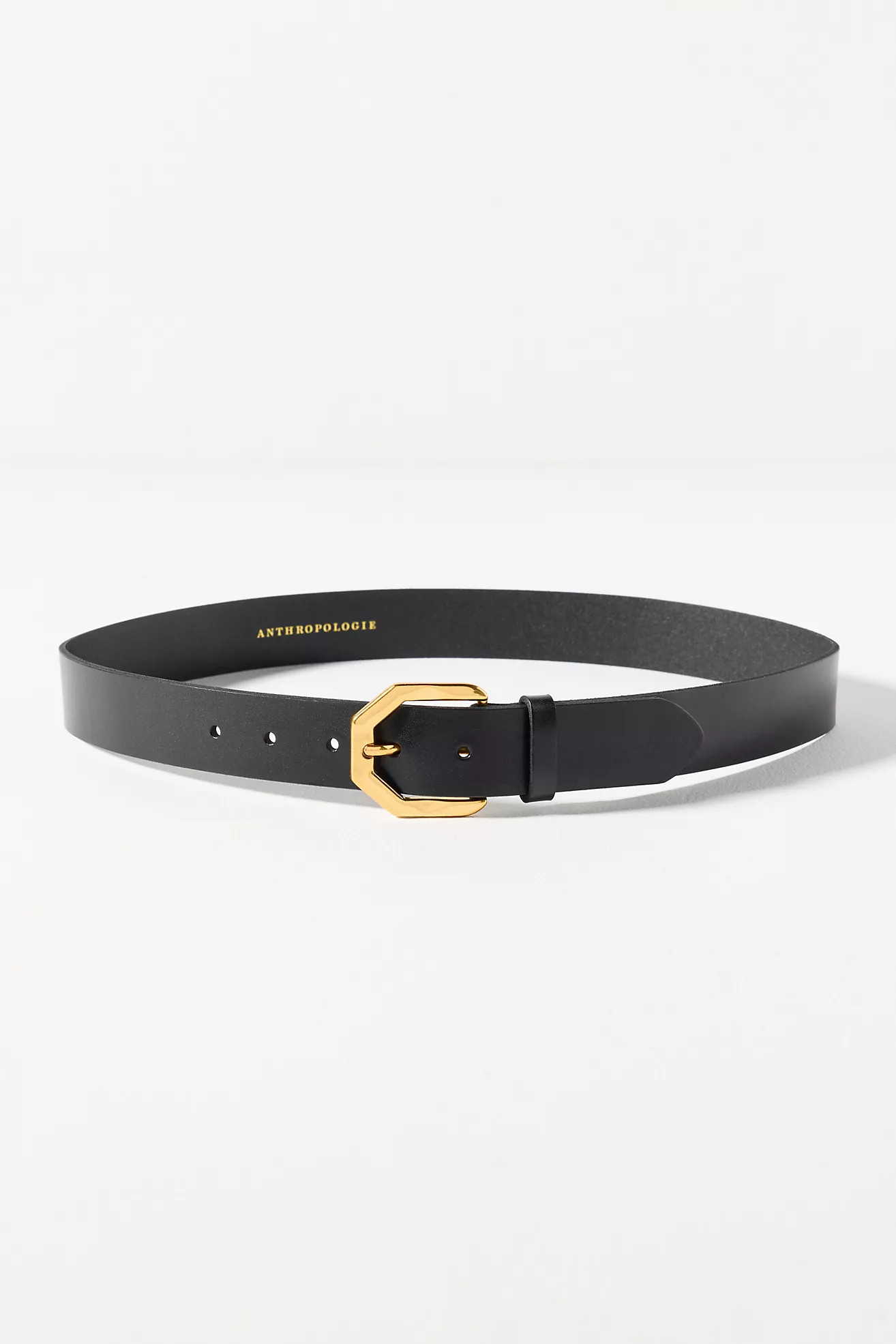 By Anthropologie Geo Hammered Buckle Belt | Anthropologie (US)