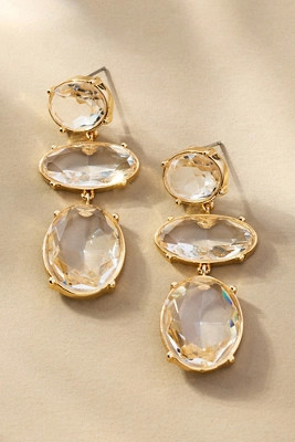 Shaped Crystal Drop Earrings | Anthropologie (US)