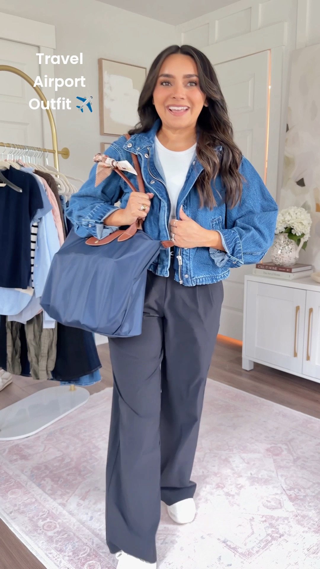 Travel Airport Unitform!
Denim jacket size xxs TTS
White tank size xs TTS
Black pull on pants size xxs - usually a size 2/26. I’m wearing the regular length but does come in short!
Sneakers size 6.5 TTS

@Alo Yoga  @Madewell @abercrombie

#LTKNYFW #LTKPetite #LTKTravel #LTKgrwm #LTKPetite #LTKTravel