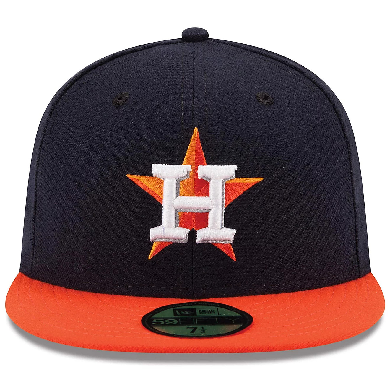 New Era /Orange Houston Astros Road Authentic Collection On Field 59FIFTY Performance Fitted Hat | Academy Sports + Outdoors