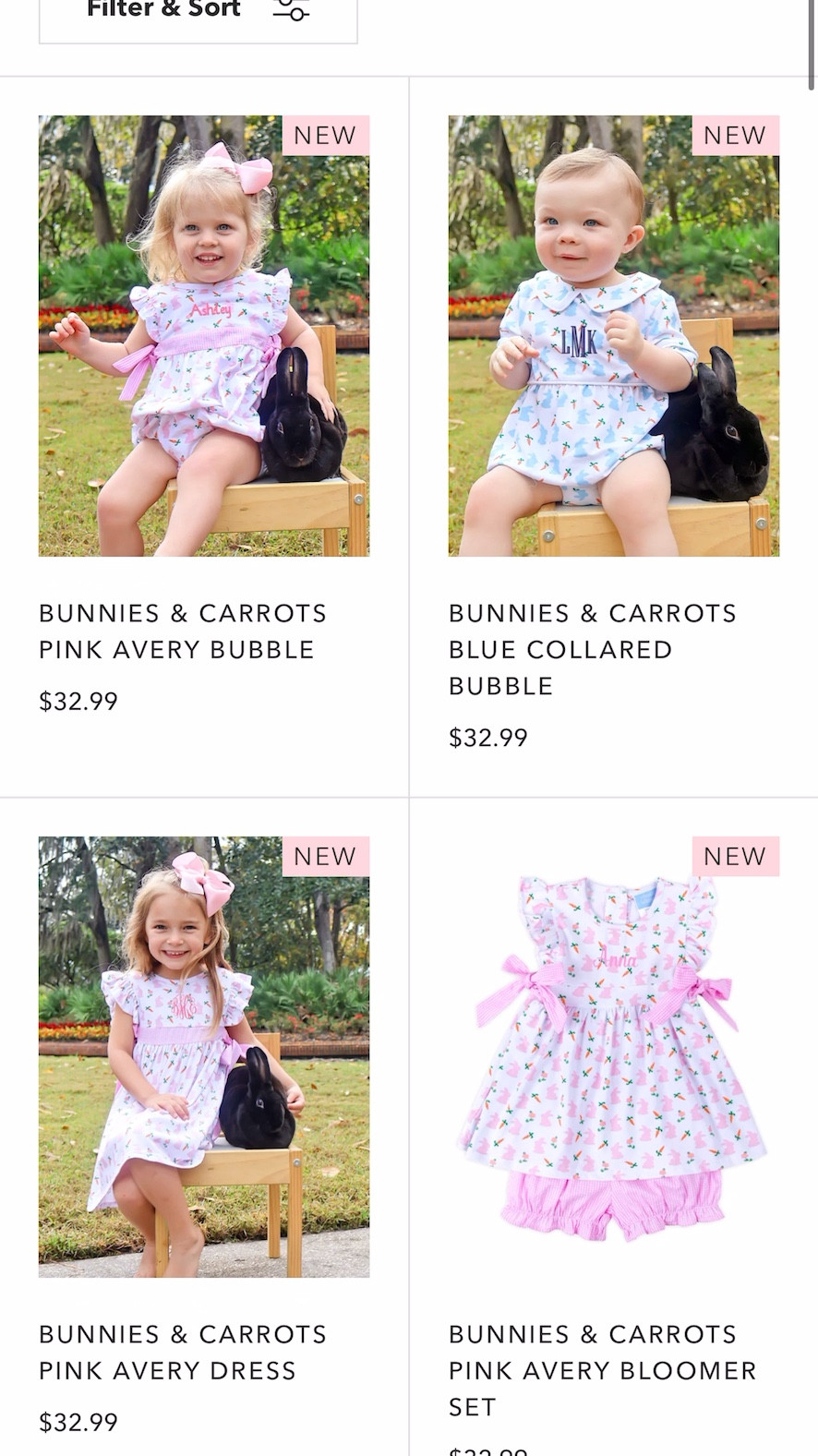Anyone else ready for bunnies?! New Easter arrivals from a favorite brand of ours! 


Kids Easter, toddler Easter, baby Easter, first Easter, grandmillenial Easter, pastel outfits, smocked outfits, Easter smocking, preppy Easter 

#LTKBaby #LTKFindsUnder50 #LTKKids