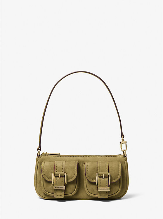 Zoe Small Suede Convertible Pochette | Michael Kors US