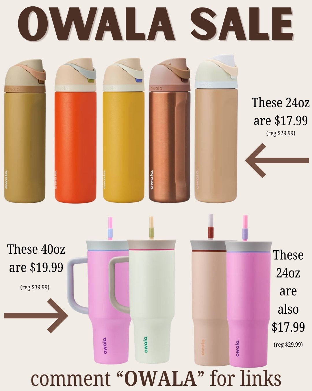 RUNNNN! Owala Water Bottles for $17.99! They are THE BEST WATER BOTTLES! I have sooo many Owalas! 

#LTKSaleAlert #LTKHome #LTKmomlife