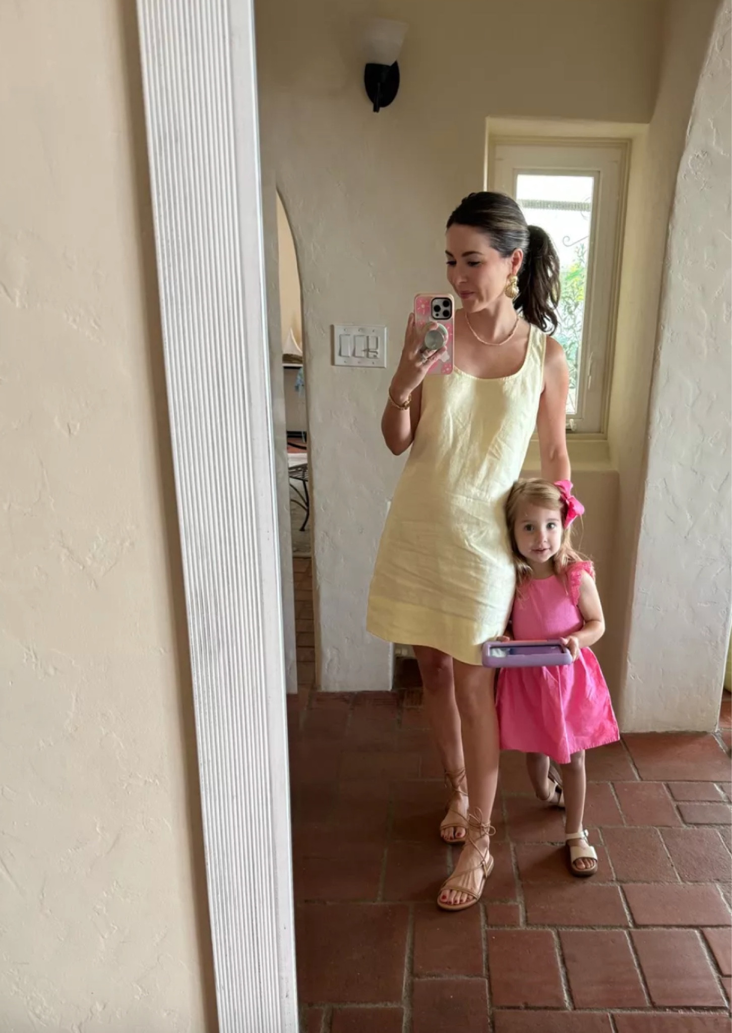 Vacation outfit inspo - linen dress outfit - gold accessories - chunky jewelry trend - vacation style - summer outfit inspo - yellow dress 

#LTKTravel #LTKStyleTip #LTKFindsUnder50