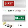 SPERRIC Clean Dirty Dishwasher Magnet - Non-Scratch Magnetic Silver Signage Indicator for Kitchen... | Amazon (US)