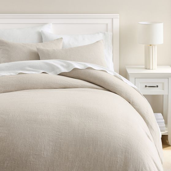 West Elm European Linen Duvet Cover | Pottery Barn Teen