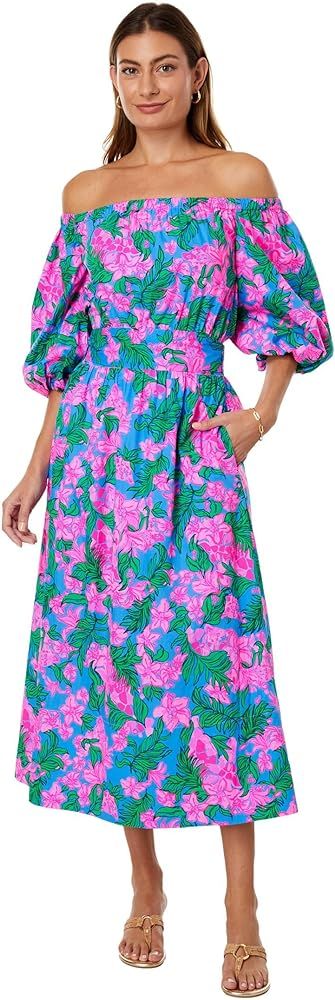 Lilly Pulitzer Shawnlee Elbow Sleeve Off | Amazon (US)