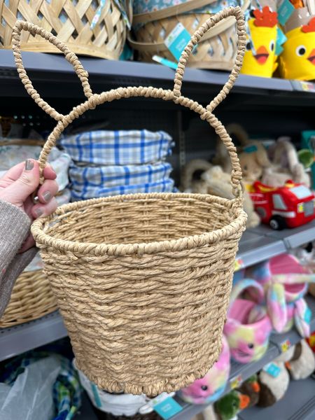Easter Bunny Basket for only $8 - grab it while it’s in stock! Comes in white too. Perfect basket size for kids. 

Added more of my Walmart Easter picks too!!
#easter 
#walmarteaster #walmartfind

#LTKkids #LTKbaby #LTKSeasonal