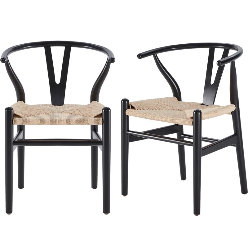 Soliel Solid Weave Wood Dining Chair | Wayfair North America