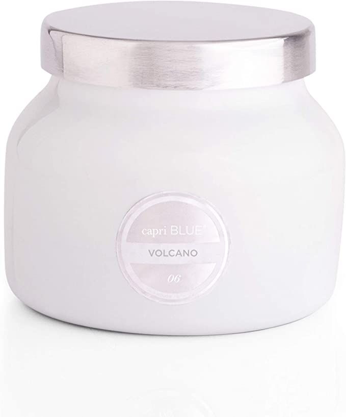 Capri Blue Petite Jar Volcano White Candle, 8 Ounce | Amazon (US)