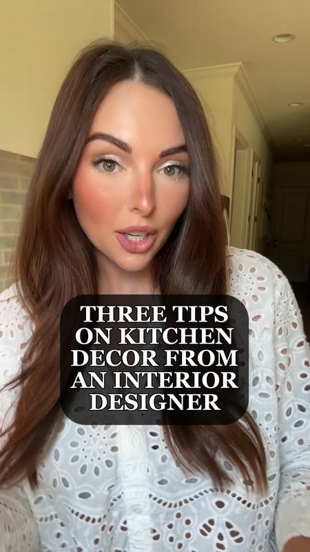 3 tips on kitchen decor as an interior designer!