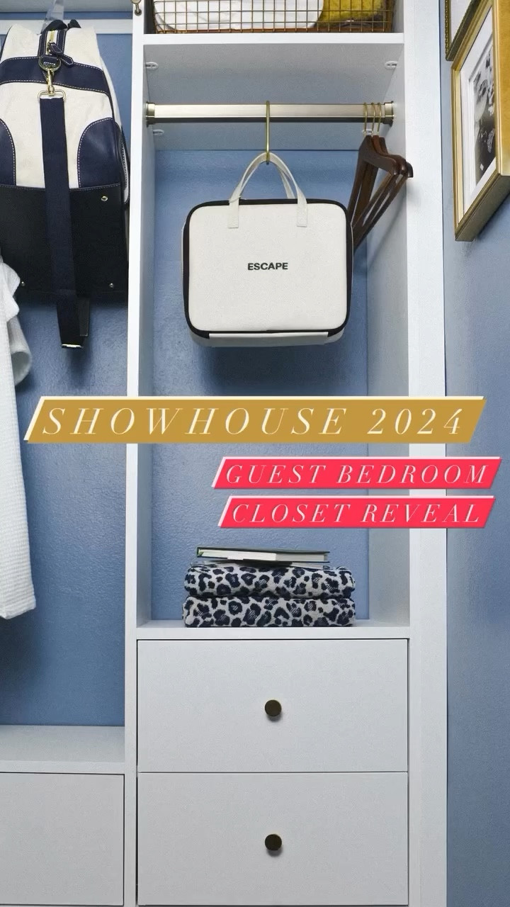 Our final space in the @showhouseindy is this guest bedroom closet nestled inside @compass_design’s stunning space. Another example of @calclosets_erin elevating a nook with a custom @calclosets_midwest.

Once the closet was installed, we brightened up the space with @sherwinwilliams paint and all the guest essentials.

When thinking of ways to delight and surprise guests, we incorporated monogrammed robes from @lalalinencollection, pickleball paddles, fluffy towels, WIFI signage designed by @paintedletterco and specialty hangers for the most adorable overnight bags from @parksidelinen.

Photography from @heysouthernskyphoto is featured with a handful of famed Indianapolis must-dos, along with a travel journal to record moments from one’s travels.

Have you snagged a ticket to attend @showhouseindy yet?? The Evening with Designers is Thursday, April 25 (my favorite event of showhouse season) and the home is open to tour from April 27 - May 12!

Closet Sponsors:
@calclosets_erin 
@calclosets_midwest 
@certapro_indy 
@fergusoncarmelshowroom 
@sherwinwilliams 
@heysouthernskyphoto 
@parksidelinen 
@lalalinencollection 

Organized | Home Tour | Interior Design
