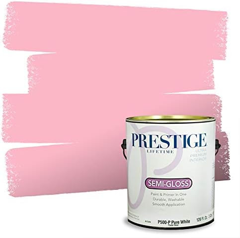 PRESTIGE Paints Interior Paint and Primer In One, 1-Gallon, Semi-Gloss, Comparable Match of Benja... | Amazon (US)
