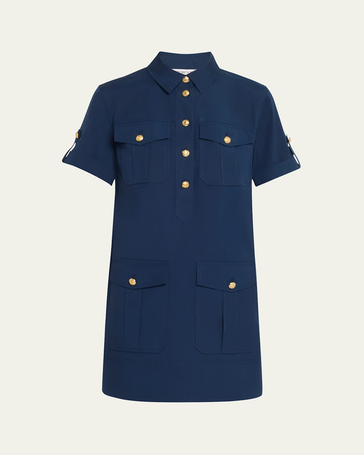 Lucca Short-Sleeve Cotton Shirtdress | Bergdorf Goodman