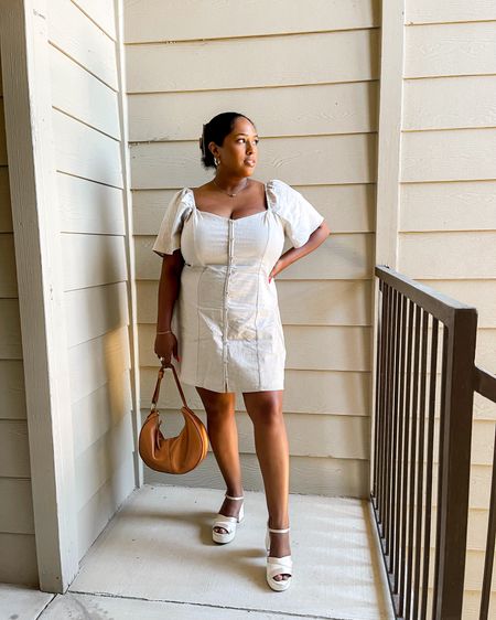 Such a cute look for the summer! Love this linen dress from Abercrombie (XL petite) paired with these heels from Dolce Vita (8)

#LTKMidsize #LTKSeasonal #LTKStyleTip