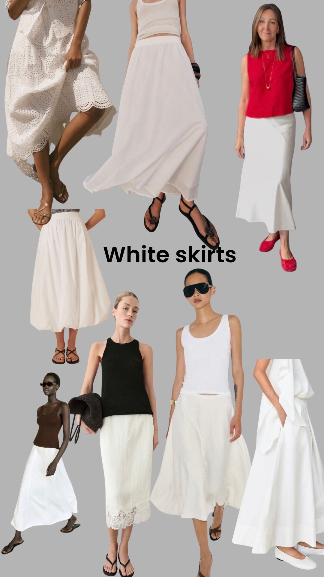 Nothing says summer like a white skirt. Add a simple vest, a statement pendant and strappy flats x

#LTKsummer #LTKstyletip #LTKover50style