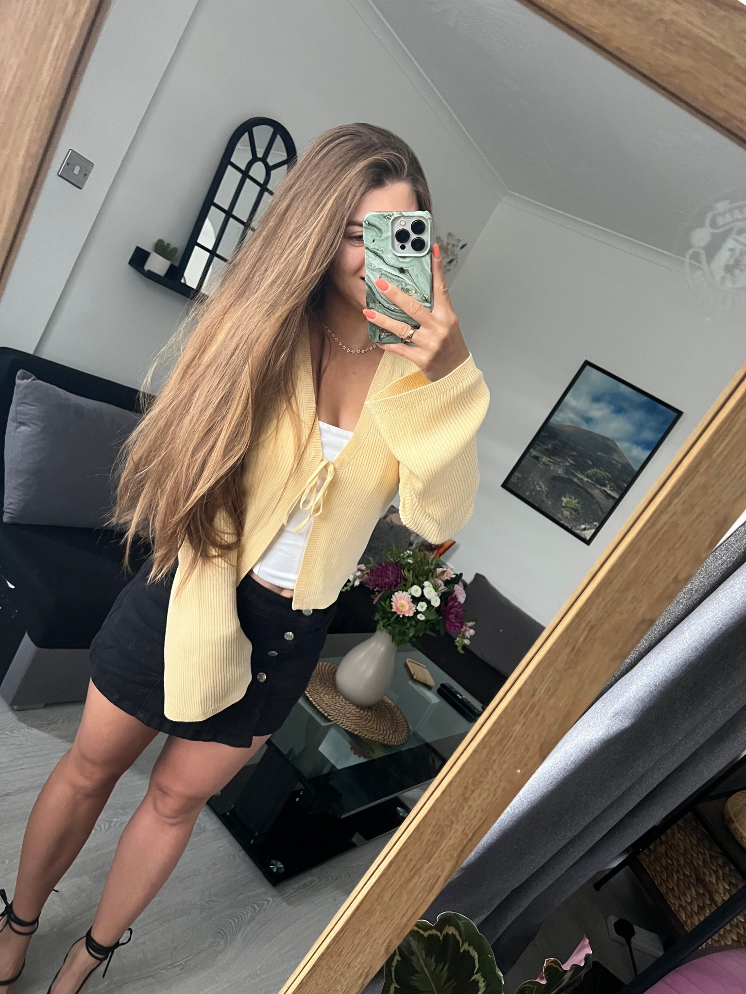 Petite summer outfit 🌼 #sandals #cardigan #butteryellow #yellow #yellowbutter #scort 

#LTKpetite #LTKsummer #LTKmodest