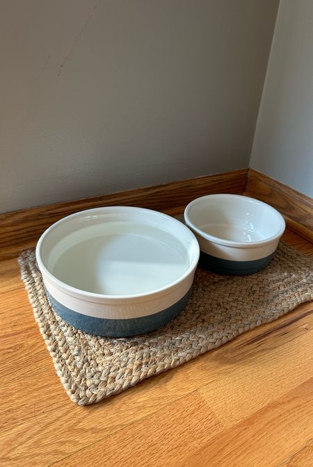 Updated the dog bowls! I am just using a placemat as a mat. 

Pet food bowl / pet food mat / ceramic dog bowl / Amazon finds

#LTKfindsunder50 #LTKhome