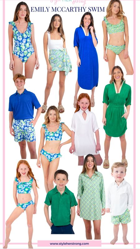 Family matching swimwear in the most gorgeous prints from Emily McCarthy I love that the women’s and girls swimsuits are reversible! 

#LTKSwim #LTKTravel #LTKFamily