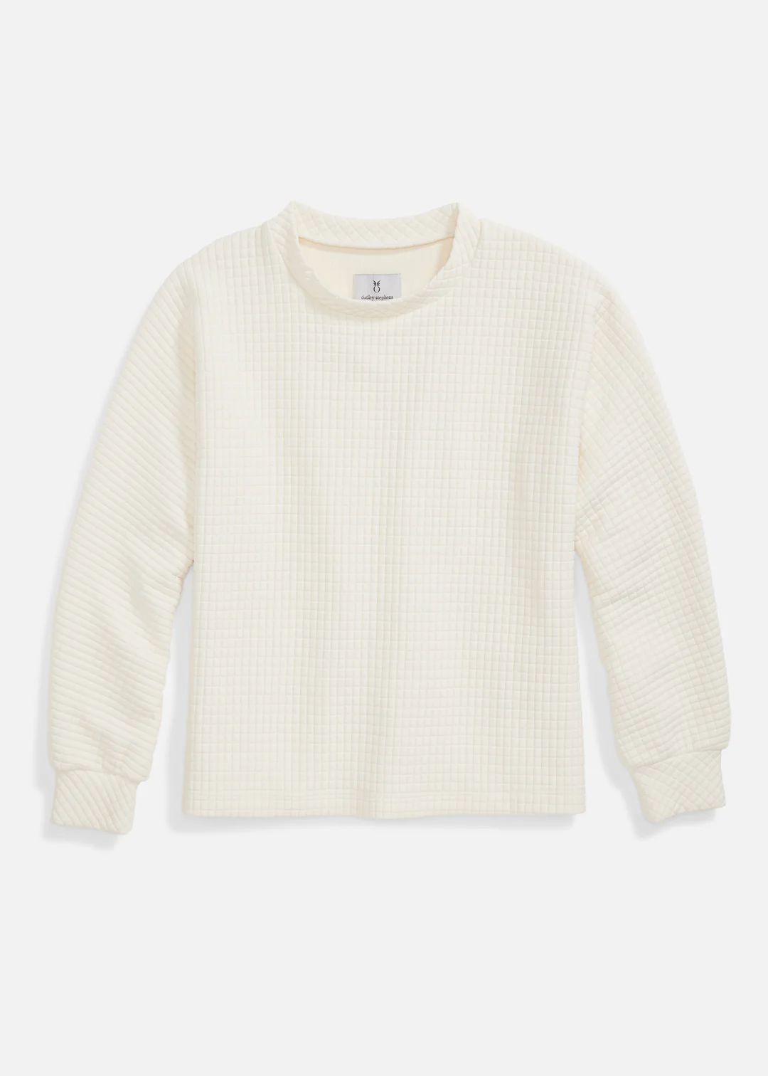 P'town Pullover in Waffle (Cream) | Dudley Stephens
