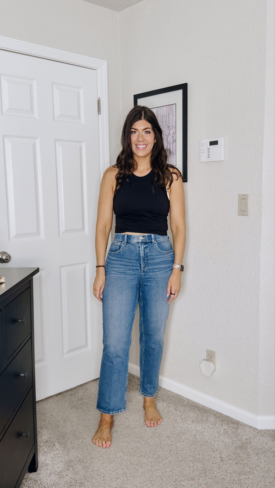 Spanx sale
In a medium regular straight leg jeans 

#LTKOver40 #LTKMidsize #LTKSpringSale