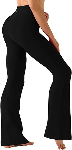 BUBBLELIME 29"/31"/33"/35"/37" 3 Styles Women's High Waist Bootcut Yoga Pants Basic/Out Pockets Tummy Control Workout Flare | Amazon (US)