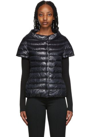 Herno - Black Emilia Down Jacket | SSENSE