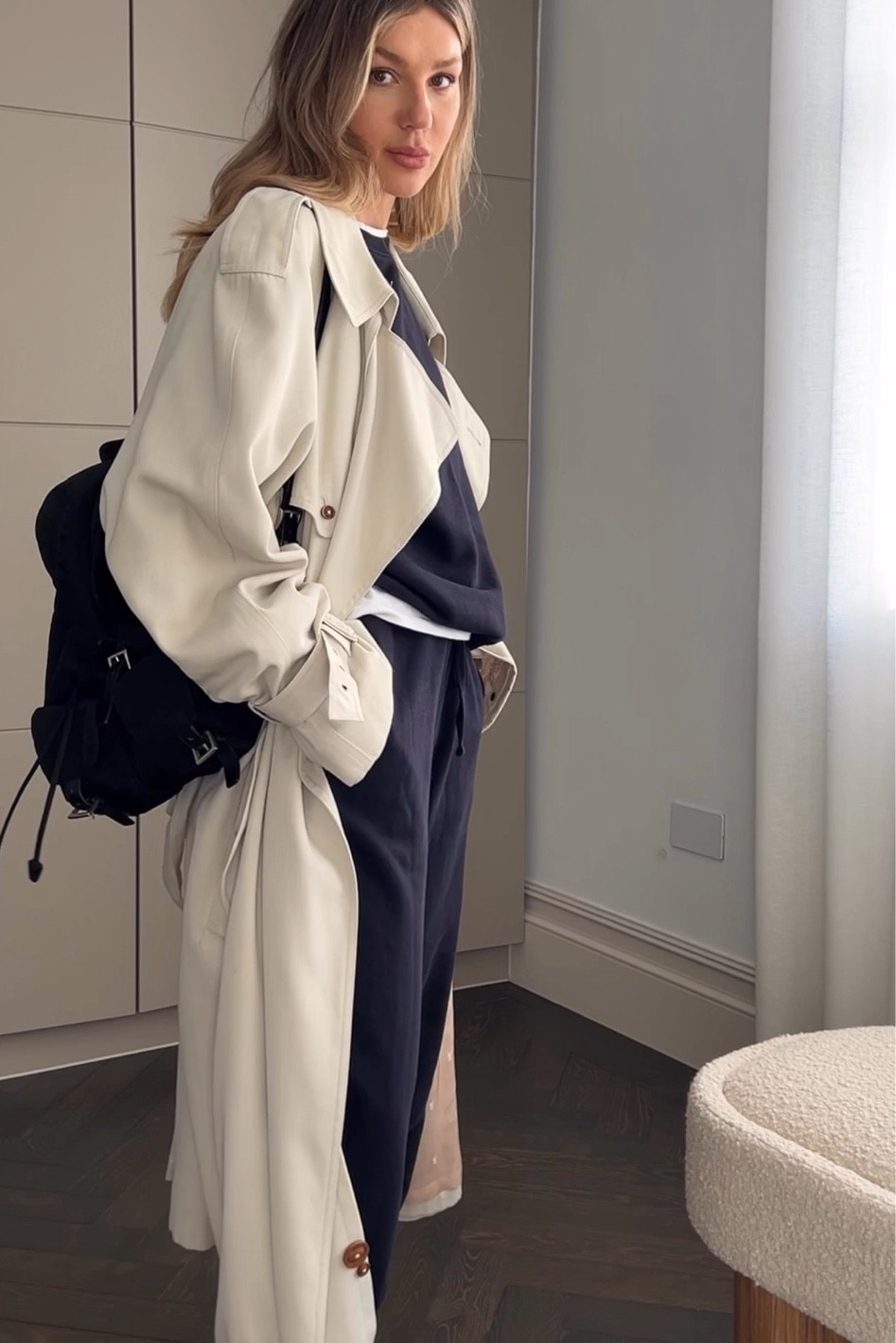 Reiss cotton joggers loungewear tracksuit in size medium navy 

#LTKSeasonal #LTKstyletip #LTKeurope