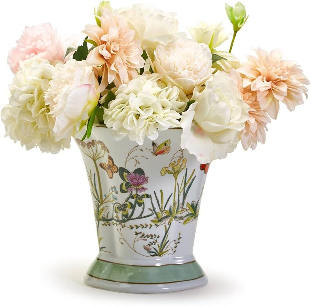 Two's Company Butterfly Garden Flared Vase / Cachepot | Amazon (US)