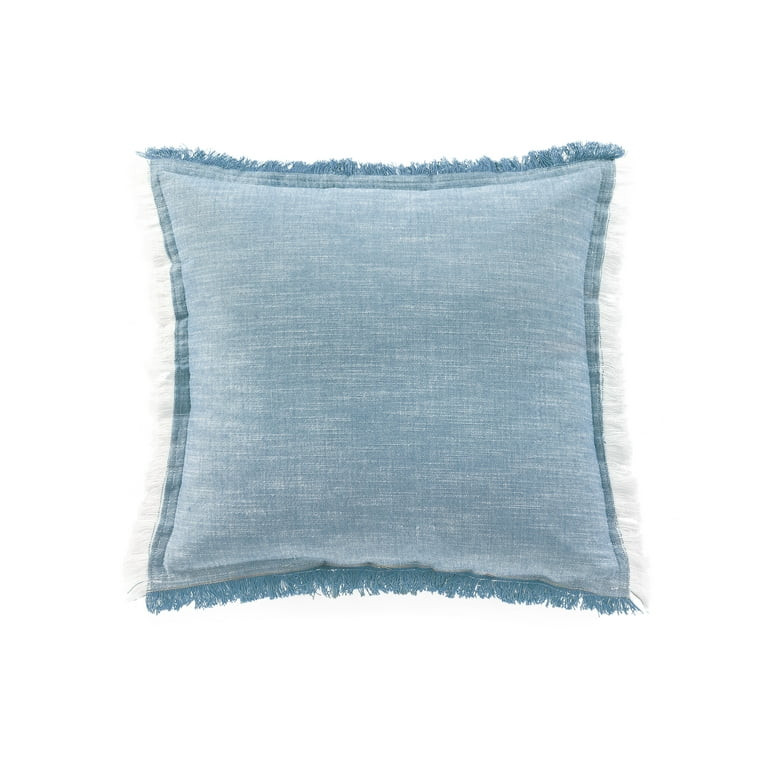 Better Homes & Gardens, Blue Throw Pillows, Square, 20" x 20", Blue, 2 Pack | Walmart (US)