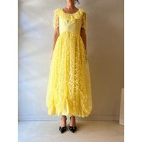 Handmade Yellow Prom Dress/Medium | Etsy (US)