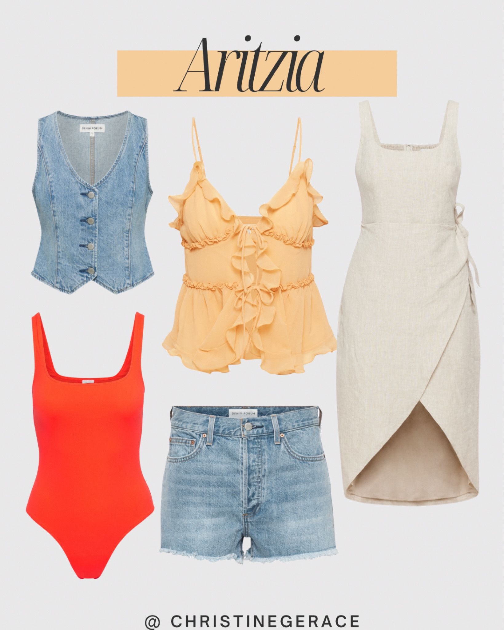 Aritzia Summer finds ✨ shop below ! 

#summeroutfit #casualoutfit #swimsuit #linendress #dress #denim 

#LTKFindsUnder100 #LTKStyleTip #LTKFindsUnder50