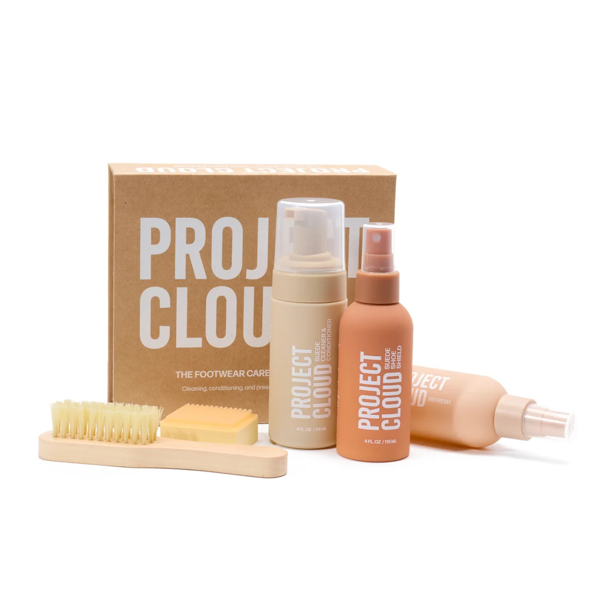 Project Cloud Shoe Care Kit | Clean, Condition & Protect | Shoe Care and Maintenance | Project Cloud